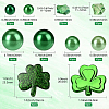86Pcs 3 Styles Plastic Imitation Pearl Round No Hole Beads OACR-SP0001-73-2