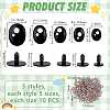 Plastic Craft Doll Safety Eyes DOLL-PH0001-59-4