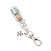 Glass Wish Bottle Pendant Decorations HJEW-JM02909-5