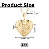 304 Stainless Steel Heart Locket Pendant Necklaces for Photo NJEW-WH0020-97D-2
