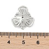 Brass Micro Pave Cubic Zirconia Stud Earring Findings KK-Z094-09P-4