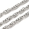 304 Stainless Steel Rope Chains CHS-C018-03P-1