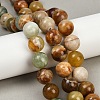 Natural Xiuyan Jade Beads Strands G-F792-C02-03-1