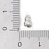 Brass Pave Clear Cubic Zirconia Beads LS-KK-F875-14P-3