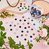 140Pcs 14 Colors Druzy Resin Decoden Cabochons RESI-SC0005-55-4
