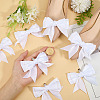 12Pcs Bowknot Polyester Shoe Buckle Clips HJEW-HY00142-3