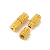 Brass Screw Clasps KK-G186-G-3