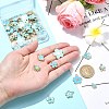 60Pcs 10 Styles Alloy Enamel Pendants FIND-CJ0002-33-4