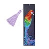 Parrot Pattern DIY Diamond Painting Bookmark with Tassel Pendants Kits PW-WGDDF4D-01-1