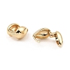 Brass Hoop Earrings EJEW-I289-53A-KCG-2
