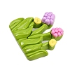 Opaque Resin Cabochons CRES-P037-01E-2