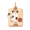 Printed 304 Stainless Steel Pendants LS-SA-CBA4D1F-09G-B-1