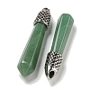 Natural Green Aventurine Pointed Big Pendants G-F766-02AS-10-2