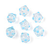 Handmade Foil Lampwork Beads Strands FOIL-T008-02D-2