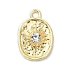 Alloy Clear Rhinestone Pendants PALLOY-S188-09G-01-1