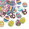 50Pcs 2-Hole Wood Buttons BUTT-CJC0004-02-1