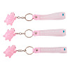 3Pcs PVC Tortoise Pendant Keychains KEYC-TADJ0001-02D-2