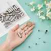 120Pcs 6 Style 304 Stainless Steel Tube Beads STAS-UN0049-30-4