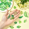 80Pcs 8 Colors UV Plating Acrylic Pendants OACR-YW0003-88-5