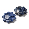 Natural Sodalite Carved Healing Sun Figurines DJEW-D012-04F-2