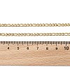 Ion Plating(IP) 304 Stainless Steel Figaro Chain Bracelets BJEW-L634-04A-G-3