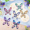 DIY Butterfly Wings Dangle Earring Making Sets DIY-TA0013-26-4