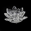 Flower Natural Quartz Crystal Candle Holder Molds AJEW-H154-02A-2