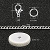 DIY Chains Bracelet Necklace Making Kit DIY-YW0005-82S-3