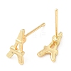 Eiffel Tower Alloy Stud Earrings for Men Women PALLOY-Q447-24LG-2