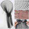 2Pcs 2 Colors Polyester Rhinestone Mesh Headpiece Cap for Women AJEW-CY0001-64-5