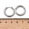 316F Stainless Steel Hoop Earrings EJEW-D341-01B-P-5