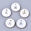 Natural Freshwater Shell Pendants SHEL-Q018-01A-A-P-1