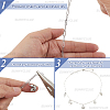 6Pcs 304 Stainless Steel Paperclip Chain Necklaces NJEW-SC0001-57B-P-4