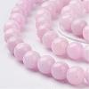 Natural Mashan Jade Round Beads Strands G-D263-6mm-XS23-2