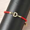 Adjustable Nylon Cord Bracelets X-BJEW-C096-01G-04-3