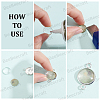 200Pcs Transparent Glass Cabochons GGLA-BBC0001-06-6