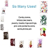 250Pcs 5 Styles Rectangle OPP Cellophane Top Self Seal Bags OPC-YW0001-02-5