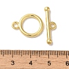 Rack Plating Brass Toggle Clasps X-KK-A225-06G-3