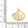 Brass Micro Pave Cubic Zirconia Pendants KK-U058-41G-3