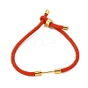 Braided Nylon Cord Bracelet Making MAK-A017-D03-40G-1