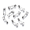 304 Stainless Steel Brooch Pin Back Safety Catch Bar Pins STAS-S117-021A-1