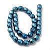 Electroplated Non-Magnetic Synthetic Hematite Beads Strands G-P518-05F-2