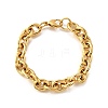 304 Stainless Steel Cable Chain Bracelets for Women LS-BJEW-Q050-01C-G-1