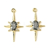 Brass Micro Pave Cubic Zirconia Pendants X-KK-M277-08G-01-1