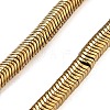 Electroplated Synthetic Non-magnetic Hematite Beads Strands G-B132-A01-01B-1