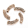 Alloy Curved Tube Beads PALLOY-J154-58G-AAA-2