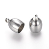 Tarnish Resistant 304 Stainless Steel Cord Ends STAS-E136-62-2