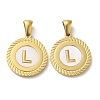 Ion Plating(IP) 304 Stainless Steel Pendants STAS-I204-L-G-1