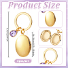3Pcs Stainless Steel Locket Pendants KEYC-NB00032-2