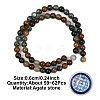 DIY Natuarl Indian Agate Bead Beacelet/Necklaces Making Kits DIY-YW0012-88D-2